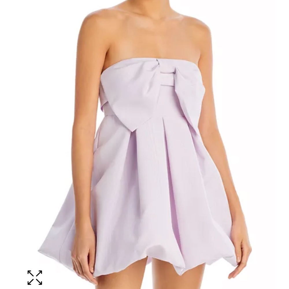 LoveShackFancy Lavender Mini Dress
